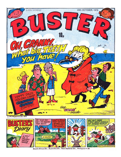 Cover for Buster (IPC, 1960 series) #20 October 1979 [988]
