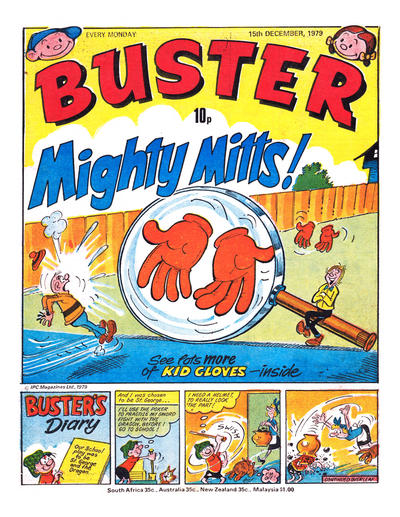 Cover for Buster (IPC, 1960 series) #15 December 1979 [996]