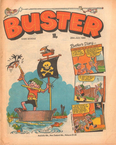 Cover for Buster (IPC, 1960 series) #26 July 1980 [1020]