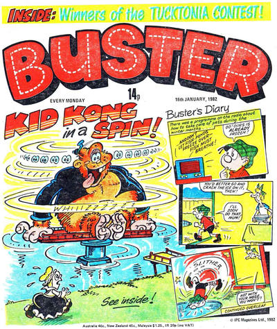 Cover for Buster (IPC, 1960 series) #16 January 1982 [1097]