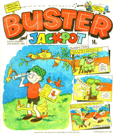 Cover for Buster (IPC, 1960 series) #27 March 1982 [1107]