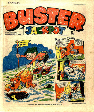 Cover for Buster (IPC, 1960 series) #20 February 1982 [1102]