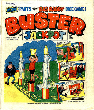 Cover for Buster (IPC, 1960 series) #5 June 1982 [1117]