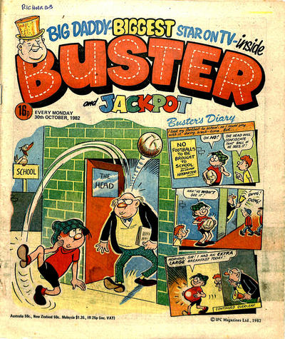Cover for Buster (IPC, 1960 series) #30 October 1982 [1138]