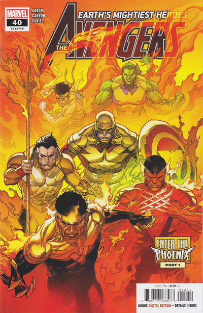 Cover for Avengers (Marvel, 2018 series) #40 (740)