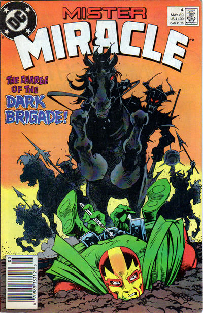 Cover for Mister Miracle (DC, 1989 series) #4 [Newsstand]