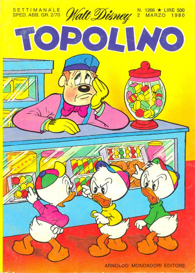 Cover for Topolino (Mondadori, 1949 series) #1266