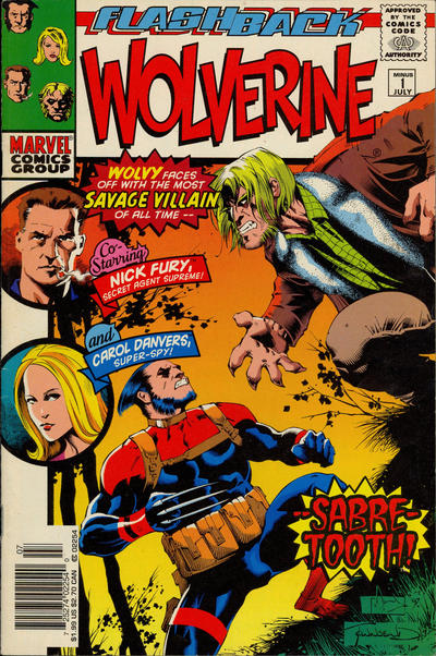 Cover for Wolverine (Marvel, 1988 series) #-1 [Newsstand]