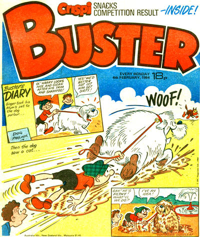 Cover for Buster (IPC, 1960 series) #4 February 1984 [1204]