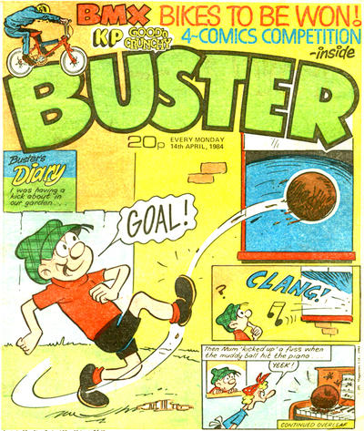 Cover for Buster (IPC, 1960 series) #14 April 1984 [1214]