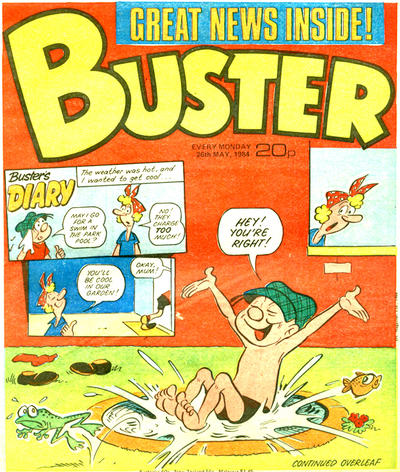 Cover for Buster (IPC, 1960 series) #26 May 1984 [1220]