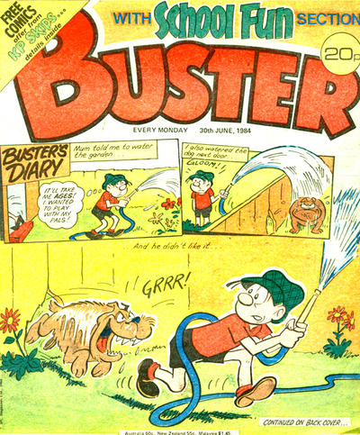 Cover for Buster (IPC, 1960 series) #30 June 1984 [1225]