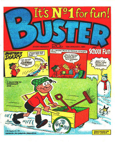Cover for Buster (IPC, 1960 series) #12 January 1985 [1253]