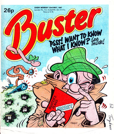 Cover for Buster (IPC, 1960 series) #23 May 1987 [1376]