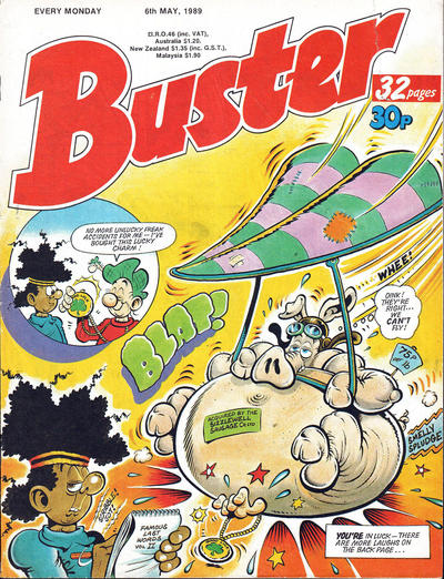 Cover for Buster (IPC, 1960 series) #6 May 1989 [1478]