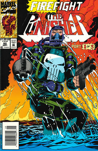 Cover for The Punisher (Marvel, 1987 series) #82 [Newsstand]