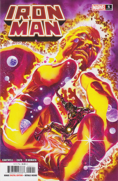 Cover for Iron Man (Marvel, 2020 series) #5 (630) [Alex Ross Cover]