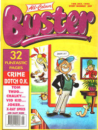 Cover Thumbnail for Buster (IPC, 1960 series) #18 July 1992 [1645]