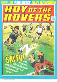 Cover Thumbnail for Roy of the Rovers (IPC, 1976 series) #31 January 1981 [220]