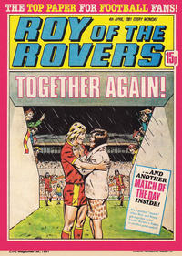 Cover Thumbnail for Roy of the Rovers (IPC, 1976 series) #4 April 1981 [229]
