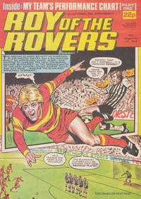 Cover Thumbnail for Roy of the Rovers (IPC, 1976 series) #8 September 1984 [408]