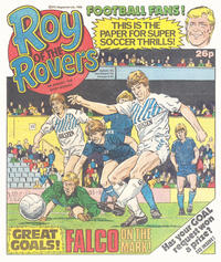Cover Thumbnail for Roy of the Rovers (IPC, 1976 series) #9 August 1986 [508]