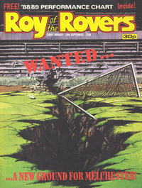 Cover Thumbnail for Roy of the Rovers (IPC, 1976 series) #10 September 1988 [617]