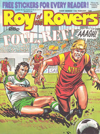 Cover Thumbnail for Roy of the Rovers (IPC, 1976 series) #13 February 1988 [587]