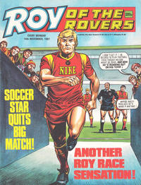 Cover Thumbnail for Roy of the Rovers (IPC, 1976 series) #14 November 1987 [574]