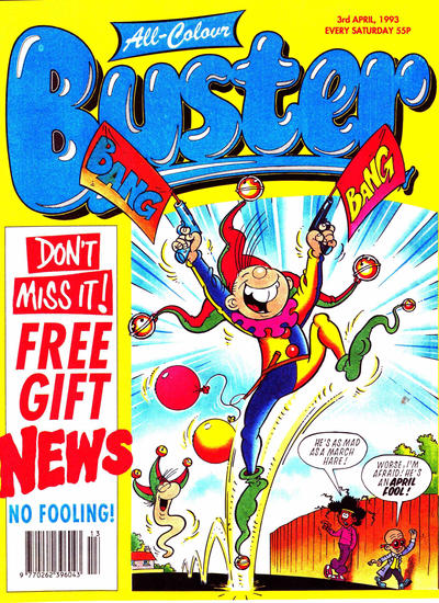 Cover for Buster (IPC, 1960 series) #3 April 1993 [1682]
