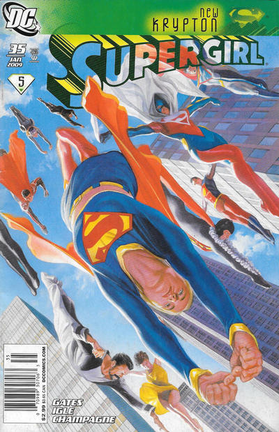 Cover for Supergirl (DC, 2005 series) #35 [Newsstand]