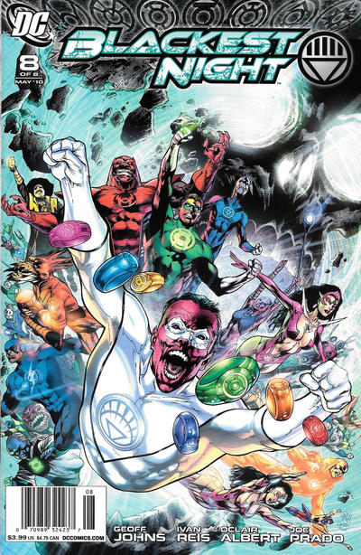 Cover for Blackest Night (DC, 2009 series) #8 [Newsstand]