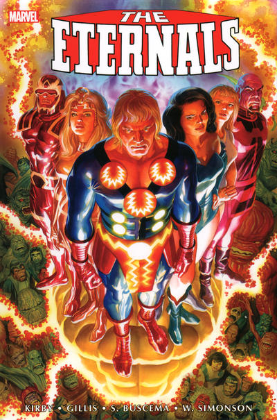 Cover for The Eternals: The Complete Saga Omnibus (Marvel, 2020 series) [Alex Ross Cover]
