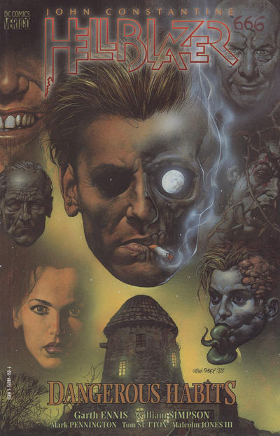 Cover for John Constantine, Hellblazer: Dangerous Habits (DC, 1994 series) [Second Printing]