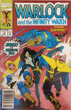 Cover for Warlock and the Infinity Watch (Marvel, 1992 series) #14 [Newsstand]