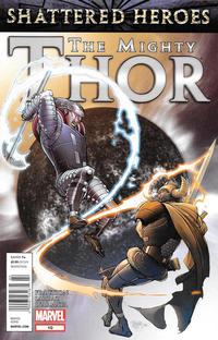 Cover for The Mighty Thor (Marvel, 2011 series) #10 [Newsstand]
