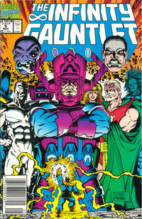 Cover Thumbnail for The Infinity Gauntlet (Marvel, 1991 series) #5 [Newsstand]