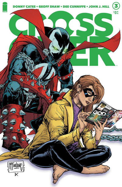 Cover for Crossover (Image, 2020 series) #3 [Todd McFarlane ‘Crossover Comic’ Cover]