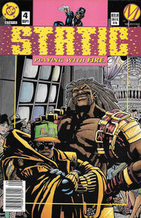 Cover Thumbnail for Static (DC, 1993 series) #4 [Newsstand]