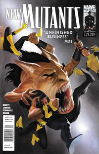 Cover for New Mutants (Marvel, 2009 series) #27 [Newsstand]