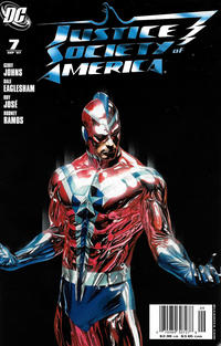 Cover Thumbnail for Justice Society of America (DC, 2007 series) #7 [Newsstand]