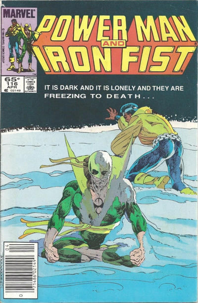 Cover for Power Man and Iron Fist (Marvel, 1981 series) #116 [Newsstand]