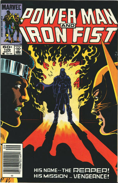 Cover for Power Man and Iron Fist (Marvel, 1981 series) #109 [Newsstand]