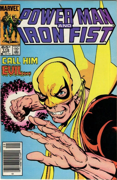 Cover for Power Man and Iron Fist (Marvel, 1981 series) #119 [Newsstand]