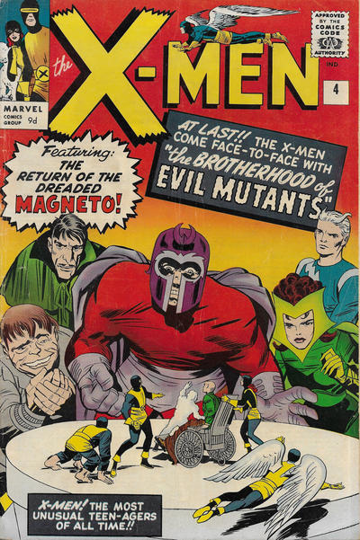 Cover for The X-Men (Marvel, 1963 series) #4