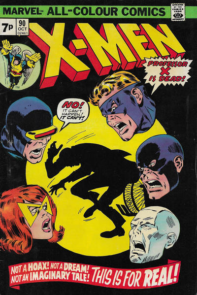 Cover for The X-Men (Marvel, 1963 series) #90 [British]