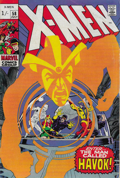 Cover for The X-Men (Marvel, 1963 series) #58 [British]