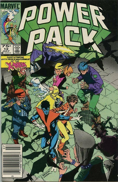 Cover for Power Pack (Marvel, 1984 series) #12 [Canadian]