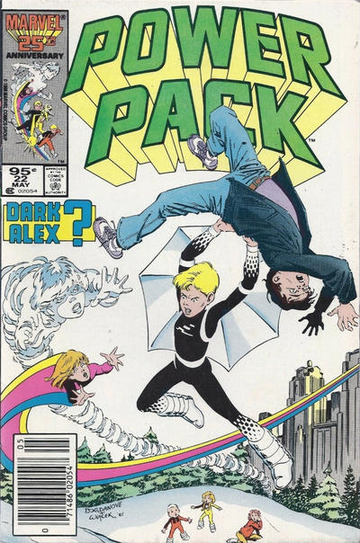 Cover for Power Pack (Marvel, 1984 series) #22 [Canadian]