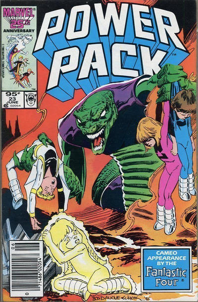 Cover for Power Pack (Marvel, 1984 series) #23 [Canadian]